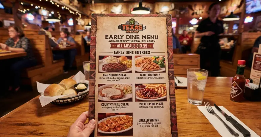 Texas Roadhouse Early Dine Menu 2026 1 Texas Roadhouse Early Dine Menu